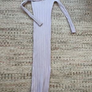 H&M Lavender Ribbed Knit Accessory